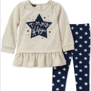 TOMMY HILFIGER BABYGIR’S 2 PIECE SET